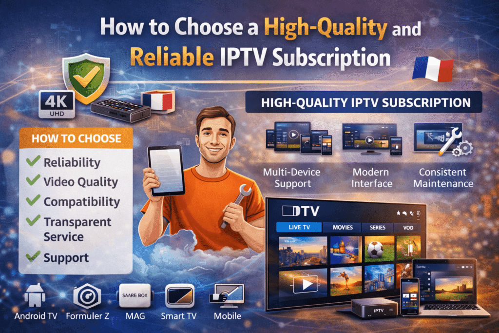 Reliable IPTV Subscription